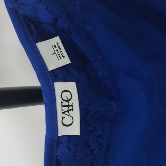 Blue sparkly knit sweater and camisole - Picture 5 of 5